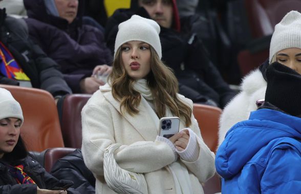 „Albă ca zăpada” a venit la FCSB - Sepsi să-și susțină iubitul fotbalist » Gest special surprins în minutul 8