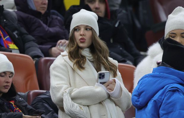 „Albă ca zăpada” a venit la FCSB - Sepsi să-și susțină iubitul fotbalist » Gest special surprins în minutul 8