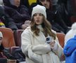 Antonia Salanta, iubita lui Daniel Bîrligea (24 de ani), este prezentă în tribunele Arenei Naționale pentru a-și susține partenerul în meciul cu Sepsi.