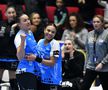 Cristina Neagu și  Elizabeth Omoregie felicitându-se în meciul dintre CSM București și HC Podravka din etapa a 12-a a Ligii Campionilor  FOTO Cristi Preda
