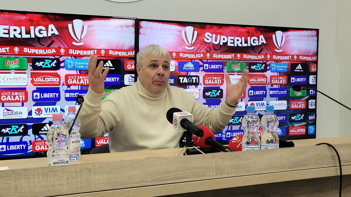 Marius Șumudică, la Oțelul - Rapid/ foto Cristi Preda (GSP)