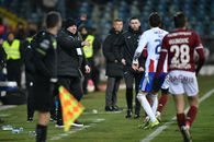 Iureș la Oțelul - Rapid: „Aaa, a fost mai bine acum, că m-au făcut în două feluri nu în cinci?!” » Scandal și în tribune