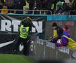 Nu s-a văzut la TV în FCSB - Sepsi 3-0 » Stewardul „l-a azvârlit” peste reclame