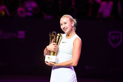 Anastasia Potapova cu trofeul câștigat la Transylvania Open/Foto: Imago Images