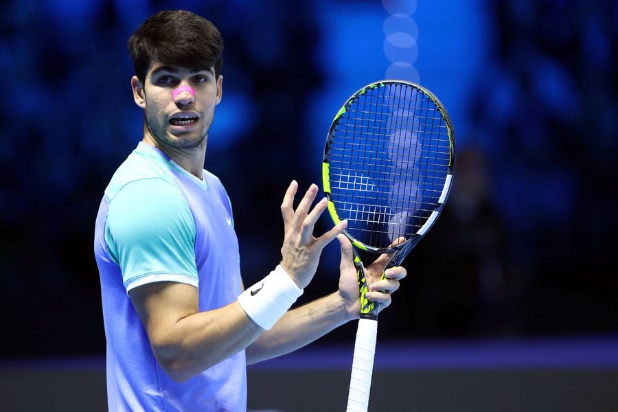 Carlos Alcaraz la ATP Finals 2024 de la Torino Foto: Imago Carlos Alcaraz și Casper Ruud respiră mai bine și au ajuns în finalele de la Rotterdam și Dallas