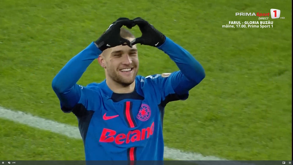 „Albă ca zăpada” a venit la FCSB - Sepsi să-și susțină iubitul fotbalist » Gest special surprins în minutul 8