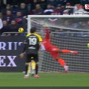 Golul lui Florinel Coman în Cagliari - Parma, foto: captură de ecran Prima Sport