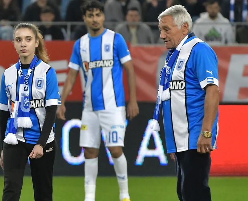 Noni Cârciumărescu, un „ambasador” al clubului, a evoluat pentru juveți la finalul anilor '60 / Sursă foto: Facebook@ Universitatea Craiova