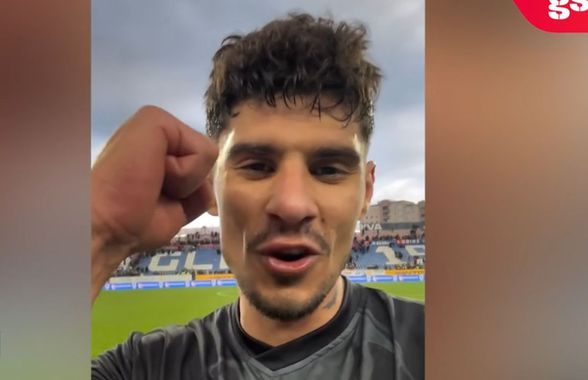 Florinel Coman s-a filmat și a avut un mesaj de transmis, imediat după debutul perfect la Cagliari