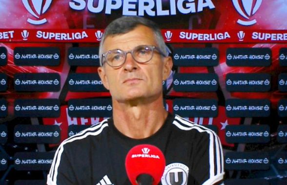 U Cluj - Poli Iași 2-2. Ioan Ovidiu Sabău explică de ce l-a schimbat la pauză pe Vladislav Blănuță și își strigă nemulțumirea: „NU ai voie!”