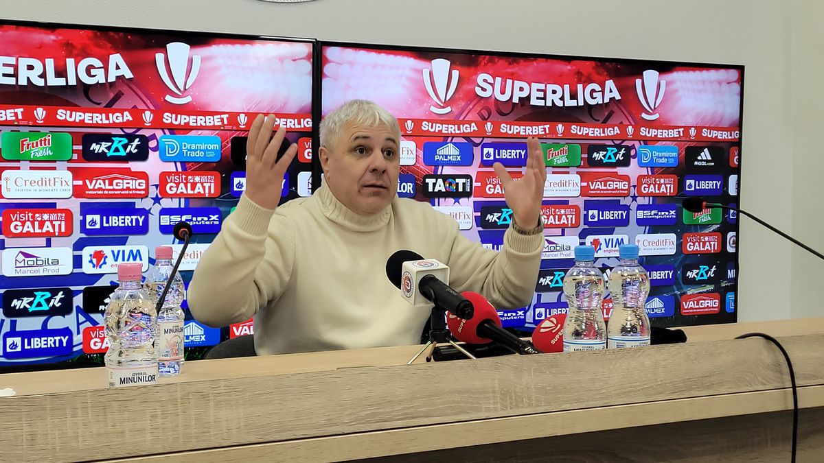 Marius Șumudică, la Oțelul - Rapid/ foto Cristi Preda (GSP)