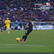 Golul lui Florinel Coman în Cagliari - Parma, foto: captură de ecran Prima Sport