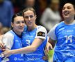 Cristina Neagu și Emilie Arntzen la finalul partidei dintre CSM București și HC Podravka FOTO Cristi Preda