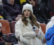 Antonia Salanta, iubita lui Daniel Bîrligea (24 de ani), a fost prezentă în tribunele Arenei Naționale pentru a-și susține partenerul în meciul cu FCSB - Sepsi, din runda #26 din Superliga