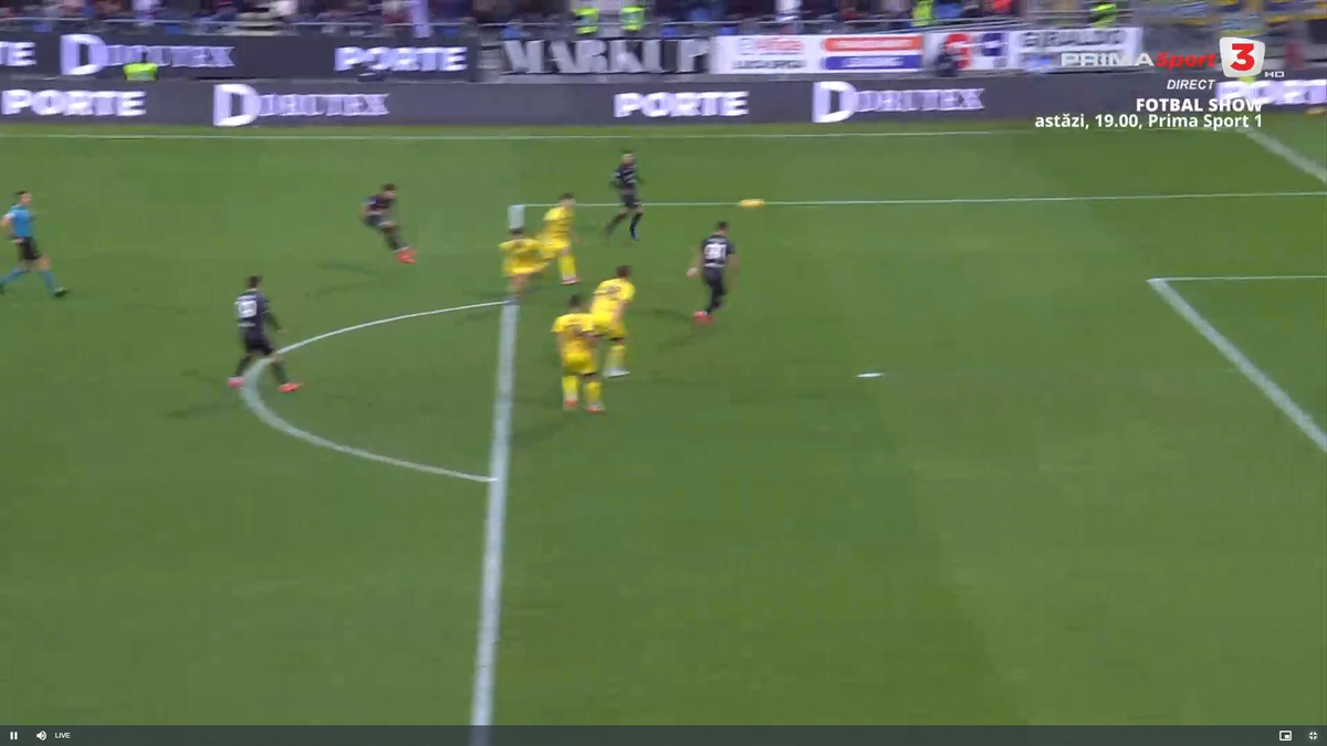 Golul lui Florinel Coman în Cagliari - Parma