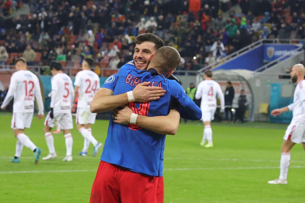 FCSB - Sepsi 3-0. Lacrimi de bucurie după gestul de suflet al lui Daniel Bîrligea: „Te iubesc!” » Moment emoționant surprins de reporterul GSP la Arena Națională