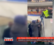 Istvan Kovacs a fost lovit de un obiect venit din tribună imediat după Dinamo - Craiova