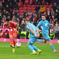 Luis Diaz înscrie golul trei al lui Bayern în duelul cu Hoffenheim (5-1) / Foto: Imago