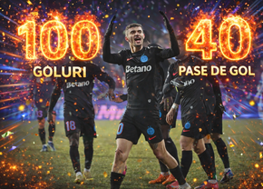Florin Tănase, bornă colosală în victoria cu Oțelul! » A ajuns la 100 de goluri și 40 de pase pentru FCSB
