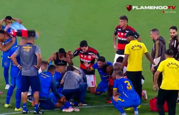 Dramă pe Maracana! Un fotbalist brazilian s-a prăbușit pe teren din cauza unei crize de epilepsie