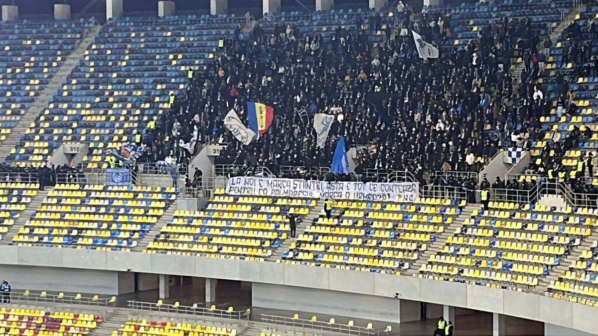 Mesajele afișate de suporteri la Dinamo - Universitatea Craiova, etapa 26 din Superliga