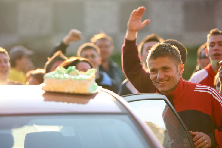 Imagini de arhivă cu Sorin Frunză / Sursă foto: Gazeta Sporturilor