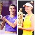 Simona Halep, Sorana Cîrstea și Irina Begu cu trofee WTA cucerite în România