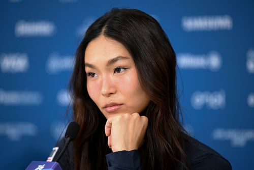 Chloe Kim al conferința de presă FOTO Guliver/Gettymages