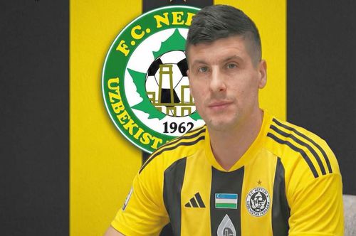 Stipe Perica, prezentat la Neftchi Fergana, campioana din Uzbekistan // FOTO: Instagram
