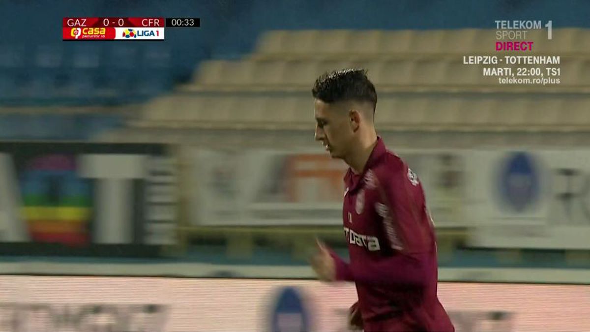 GAZ METAN - CFR CLUJ 0-0 // FOTO Dan Petrescu a bătut toate recordurile: l-a introdus titular și l-a schimbat după doar 40 de secunde!