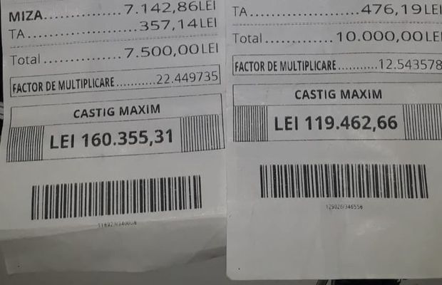 FOTO Un parior din București a dat lovitura vieții! A mizat 3.500 de euro pe 5 meciuri și a câștigat o avere
