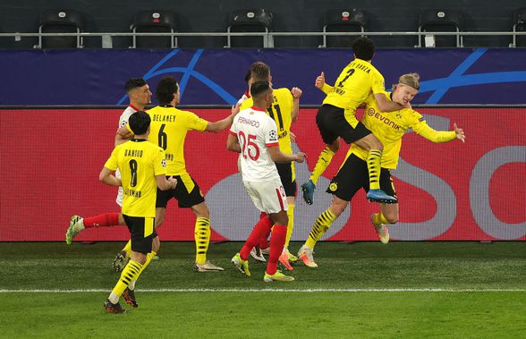 Borussia Dortmund - Sevilla 2-2. VIDEO + FOTO Haaland îi duce pe nemți în „sferturile” Ligii, după un final dramatic!