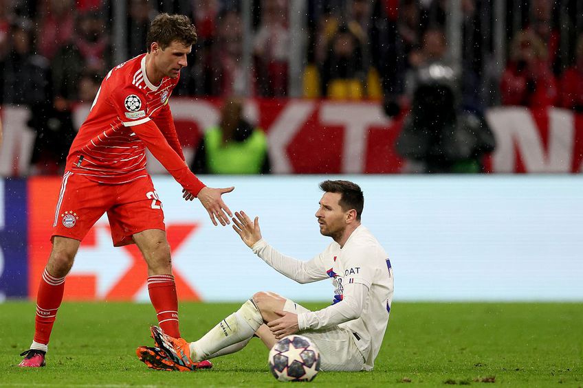 Bayern a învins-o pe PSG, scor 2-0, în returul „optimilor” Champions League, 3-0 la general. La finalul partidei, Thomas Muller (33 de ani), liderul bavarezilor, s-a lăudat cu palmaresul contra lui Leo Messi (35).