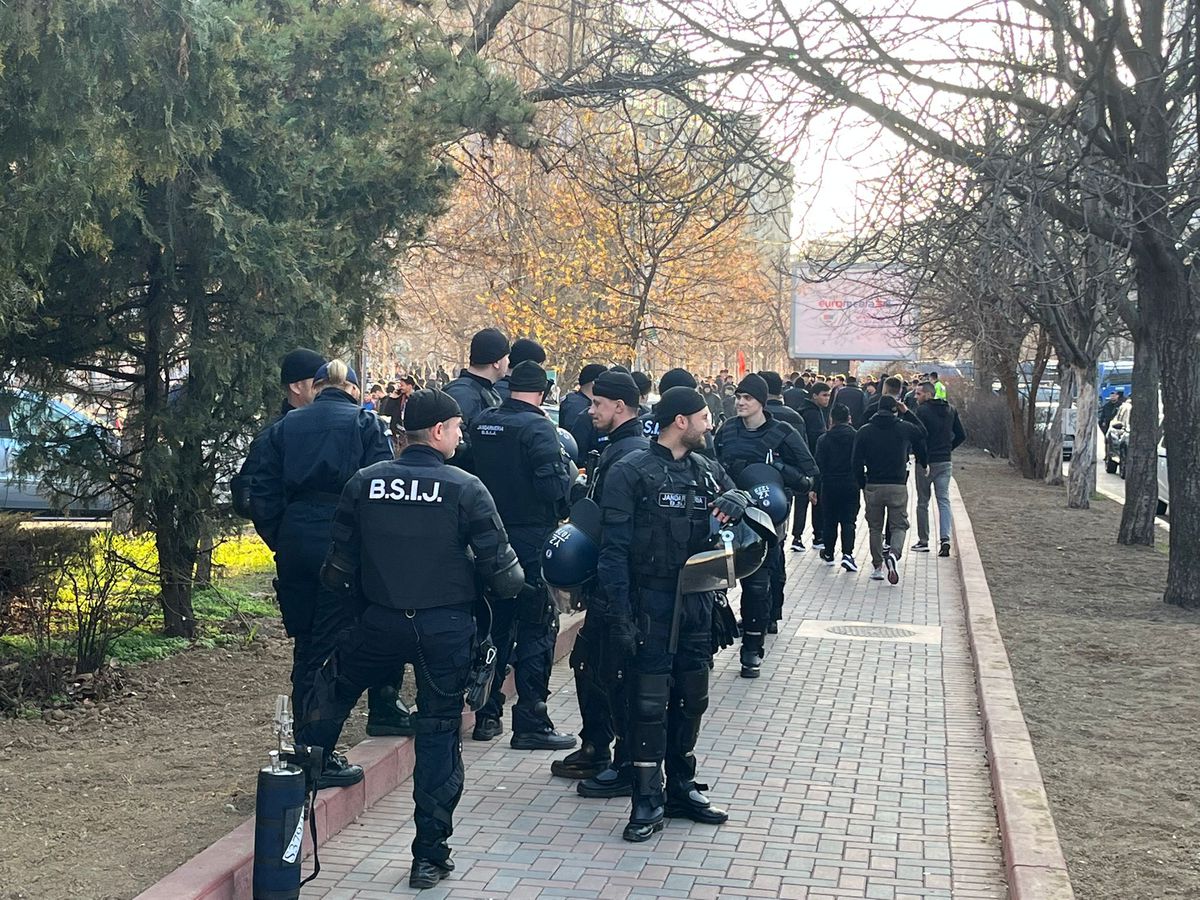 FCSB, cel mai scurt corteo din istorie » Cât a durat drumul organizat către derby-ul cu Rapid