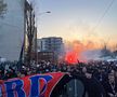 Galeria celor de la FCSB, corteo în drumul spre Arena Națională pentru derby-ul cu Rapid