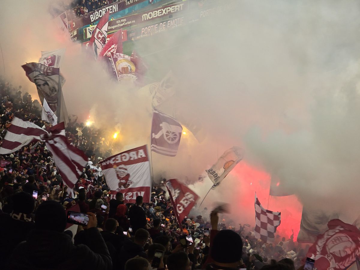 Atmosfera de la Rapid - FCSB