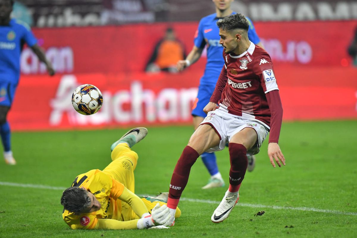 Albion Rrahmani, celebrări la Rapid - FCSB