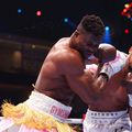 Anthony Joshua (dreapta) versus Francis Ngannou (stânga), foto: Getty Images