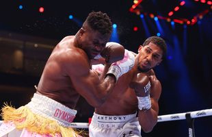 Anthony Joshua l-a nimicit pe Francis Ngannou în runda a doua a meciului din Arabia Saudită