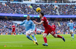 Liverpool – Manchester City, meciul pentru primul loc în Premier League