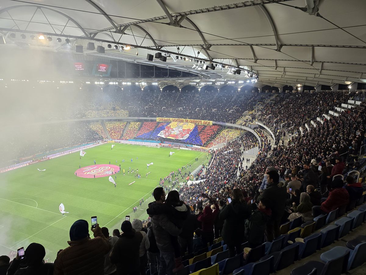 Atmosfera de la Rapid - FCSB