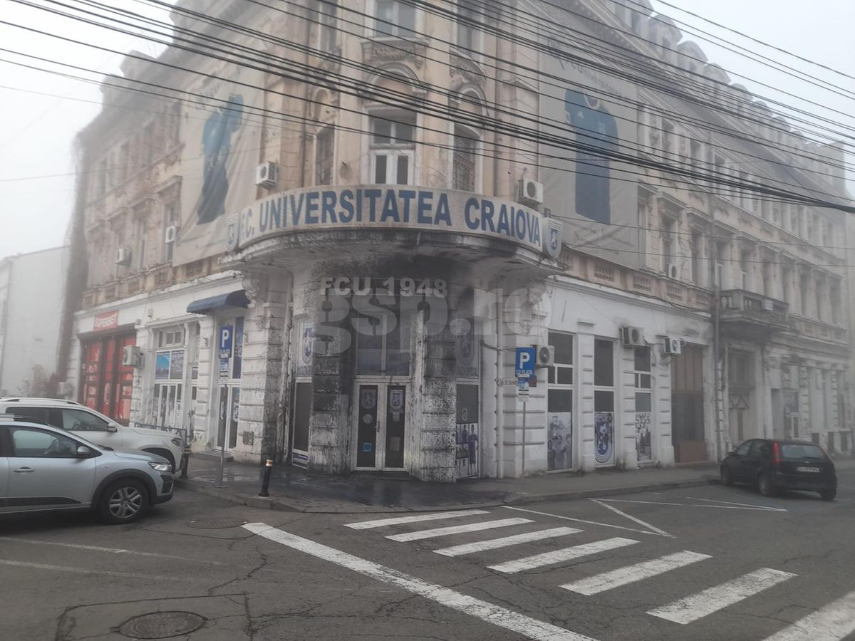Sediul FCU Craiova, vandalizat de rivali