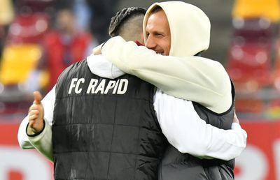 Moment special surprins de fotoreporterul GSP, cu o oră înaintea derby-ul Rapid - FCSB » Ce au făcut Săpunaru și Chiricheș