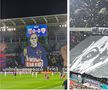 Peluza Nord a celor de la FCSB a afișat două scenografii la derby-ul cu Rapid de pe Arena Națională.