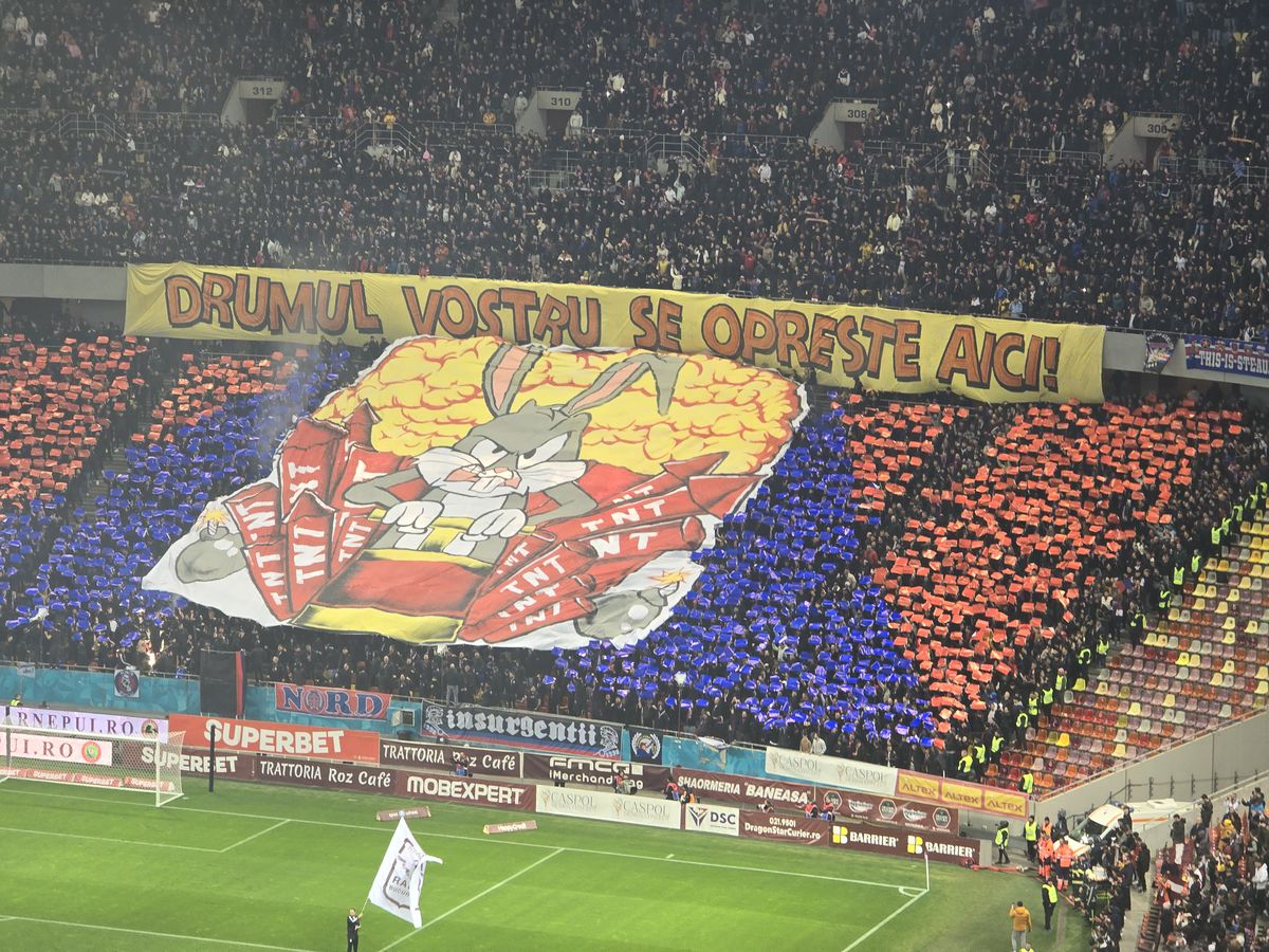 Atmosfera de la Rapid - FCSB