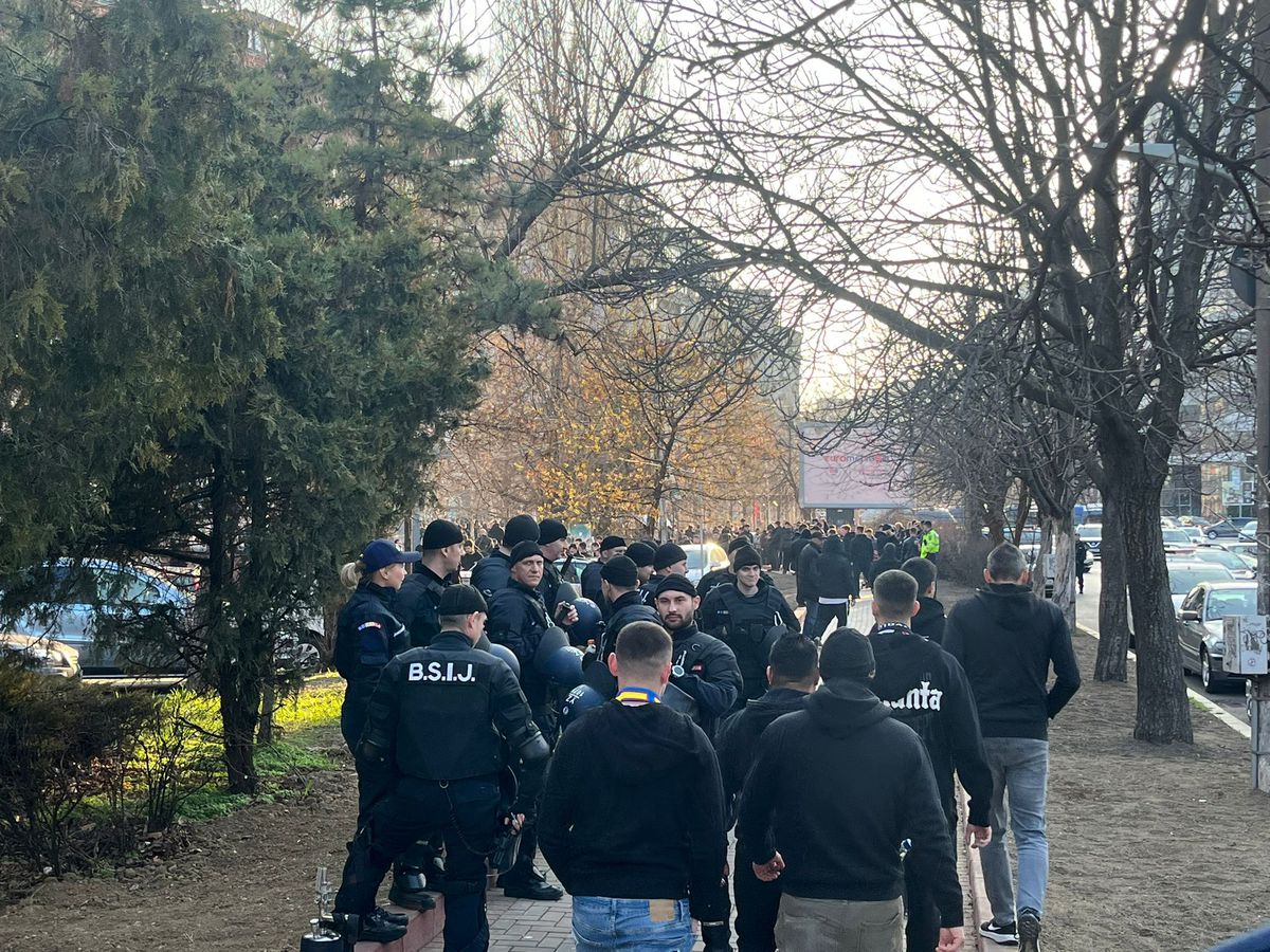 FCSB, cel mai scurt corteo din istorie » Cât a durat drumul organizat către derby-ul cu Rapid