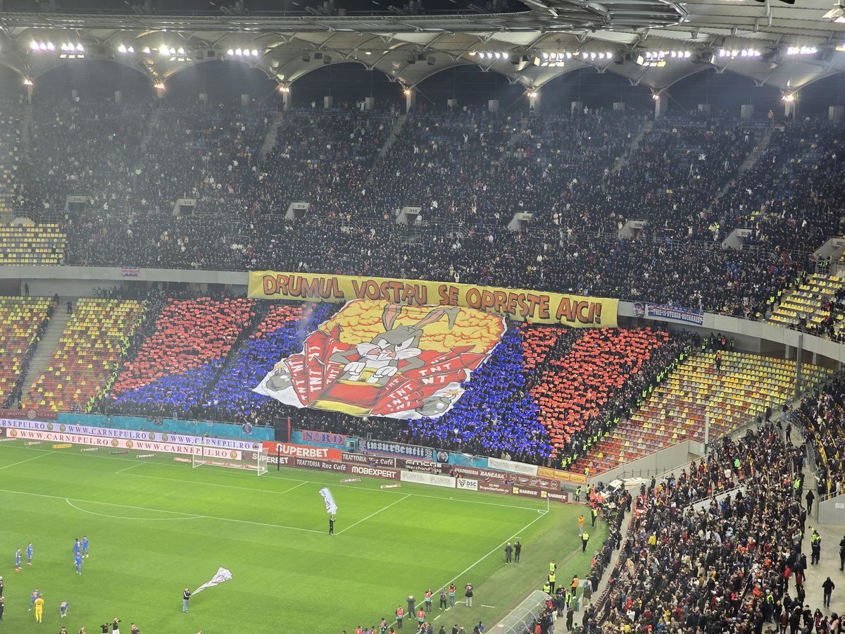 Atmosfera de la Rapid - FCSB