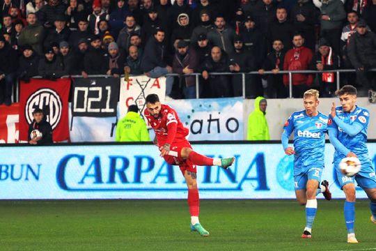 Dinamo a învins-o pe UTA, 1-0, și a retezat orice speranță de play-off a lui Mircea Rednic / Sursă foto: Facebook@ FC Dinamo