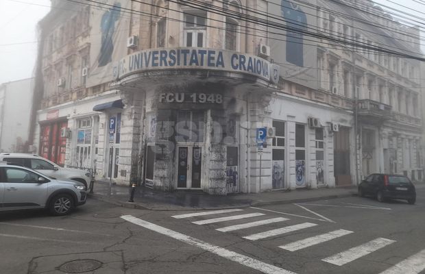 A început scandalul în Craiova, înainte de derby » Sediul FCU, vandalizat în această dimineață! + Reacția CSU Craiova