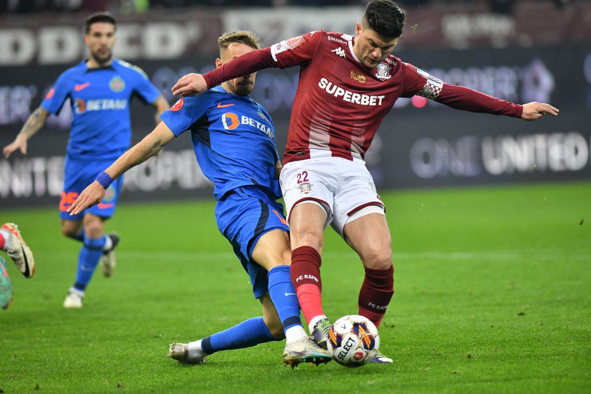 Rapid - FCSB, imagini din meci, 9 martie 2024